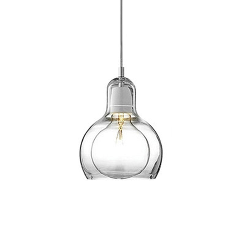 1 luminaires suspendus en forme de gourde légère