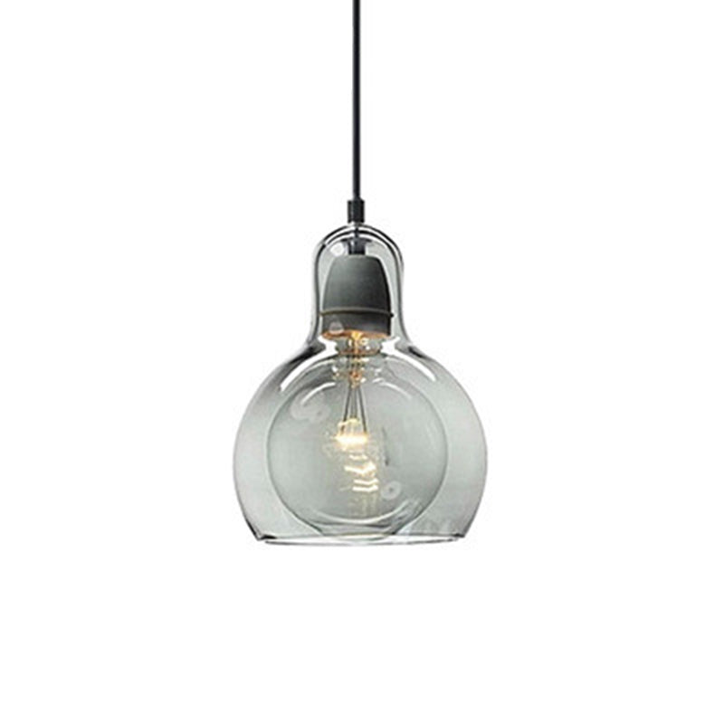 1 luminaires suspendus en forme de gourde légère