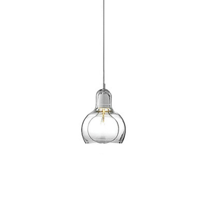 1 luminaires suspendus en forme de gourde légère