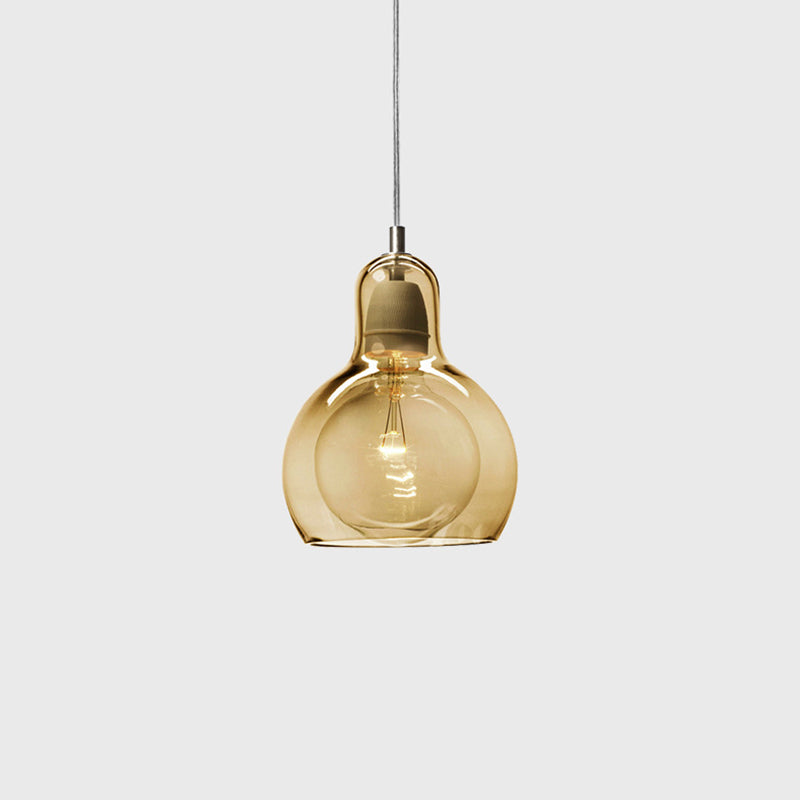 1 luminaires suspendus en forme de gourde légère