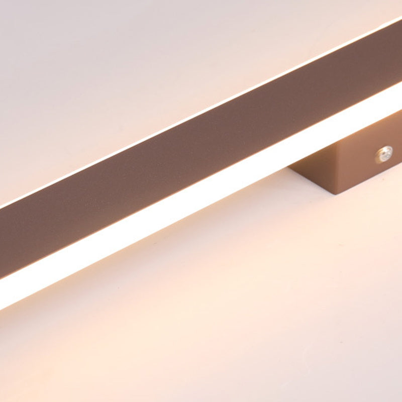 Plafonnier encastré linéaire à 1 lumière, nouveau plafonnier moderne en acrylique