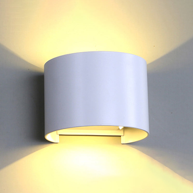 Lámpara montada en la pared cuadrada lámpara de montaje de pared de aluminio moderna para sala de estar