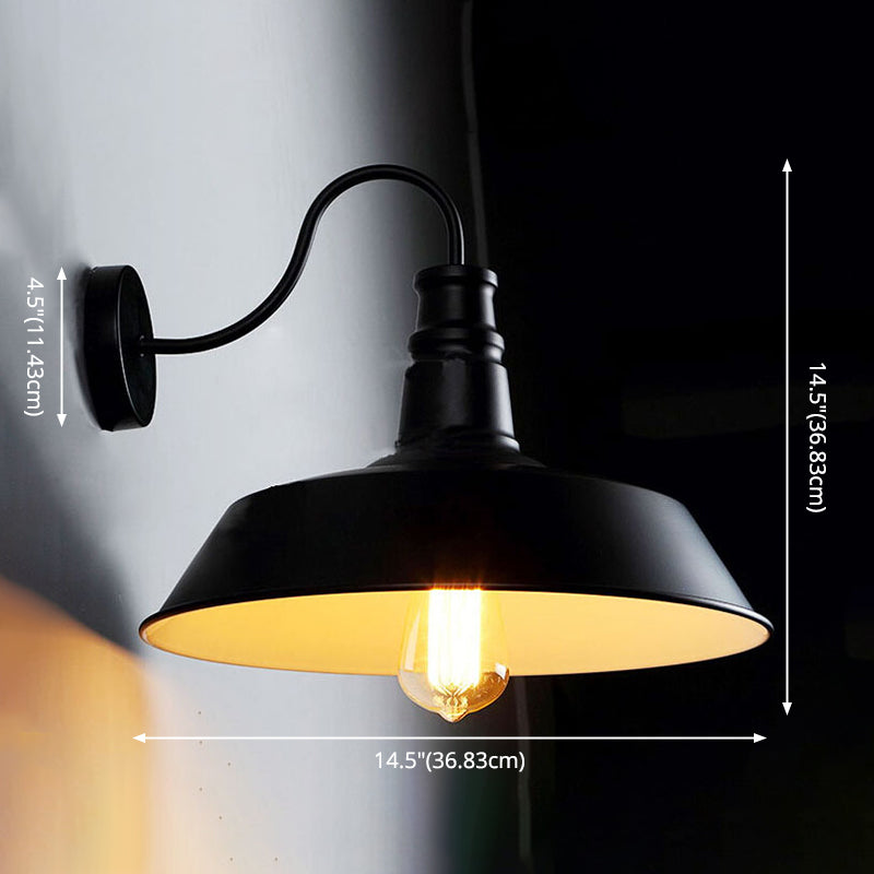 Barn Wall Mounted Lamps Vintage Industrial Metal Wall Sconces Lighting Fixtures for Courtyard