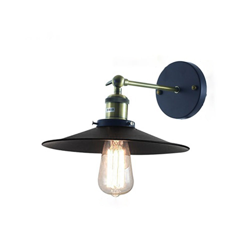 Cone Wall Mounted Lamps Vintage Industrial Metal Wall Sconces Lighting Fixtures for Courtyard