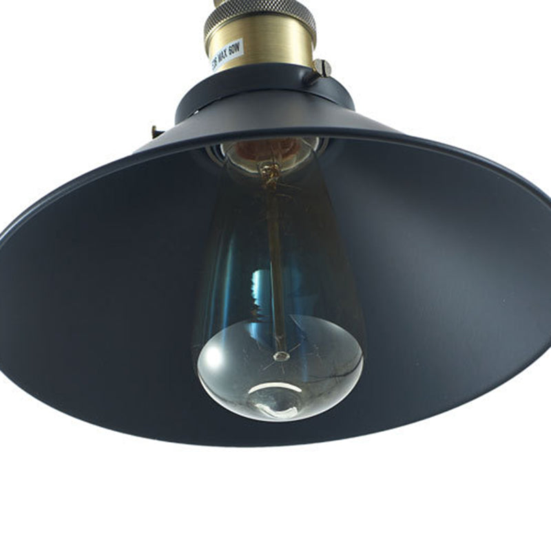 Cone Wall Mounted Lamps Vintage Industrial Metal Wall Sconces Lighting Fixtures for Courtyard