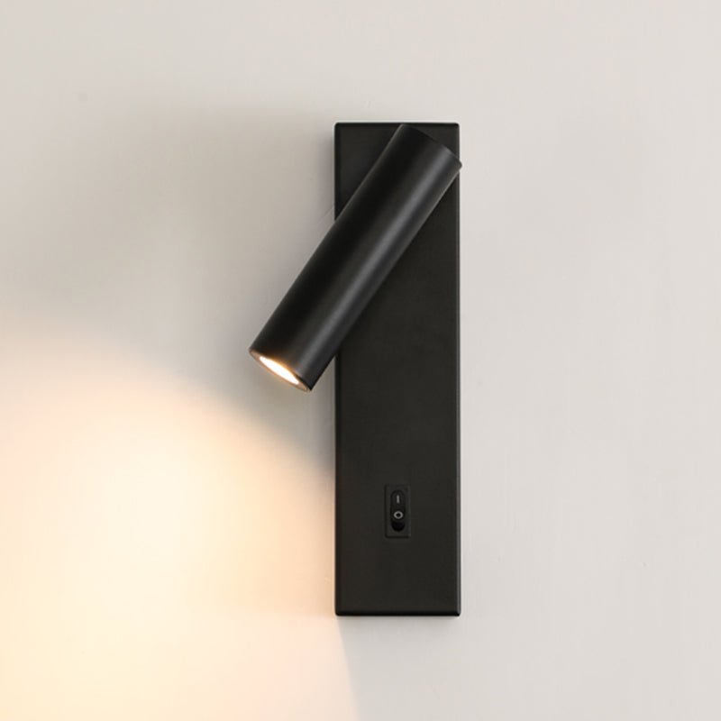 Minimalism Metal LED Wall Mounted Lighting 1-Light Wall Sconce for Bedroom