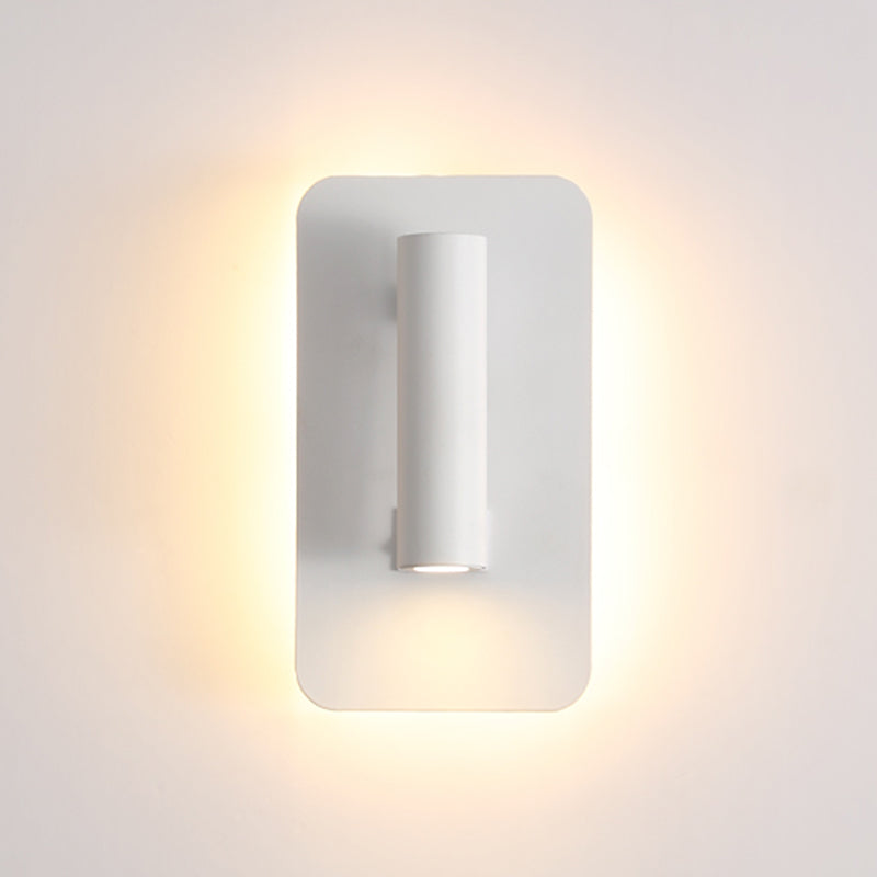 Minimalismo in metallo a parete a parete illuminazione a parete a 1 luci per la camera da letto