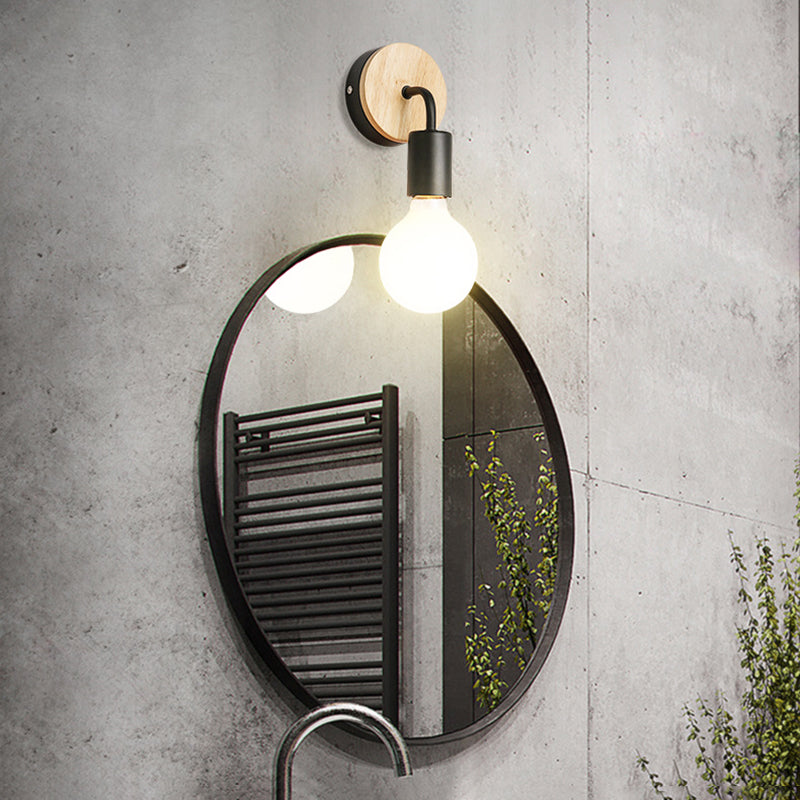 Lampade a parete per lampadina nuda Lampade a parete Ultra-Modern Wall Sconce Lighting per camera da letto