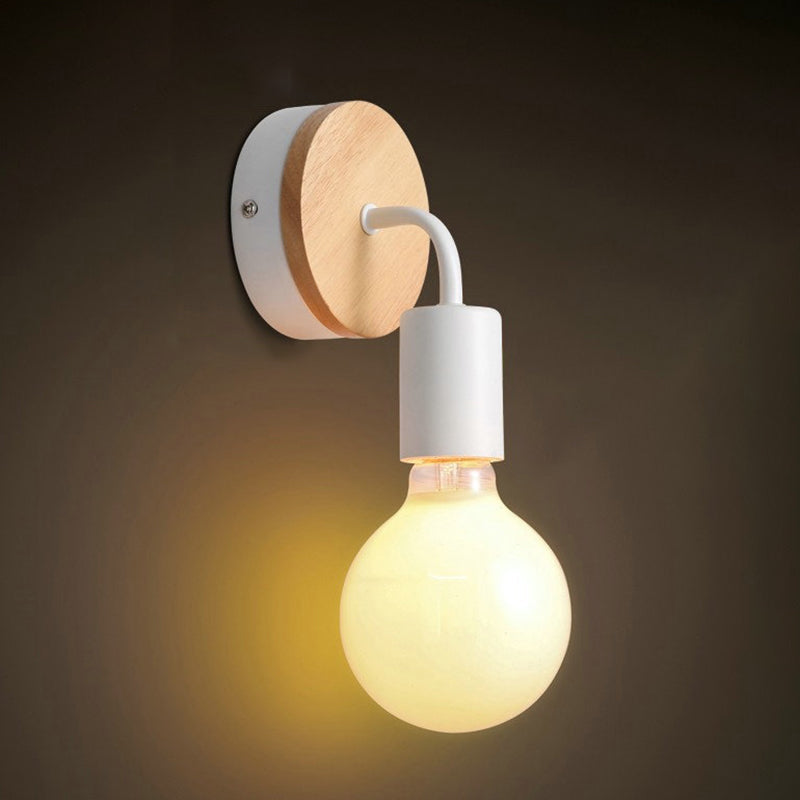 Lampade a parete per lampadina nuda Lampade a parete Ultra-Modern Wall Sconce Lighting per camera da letto