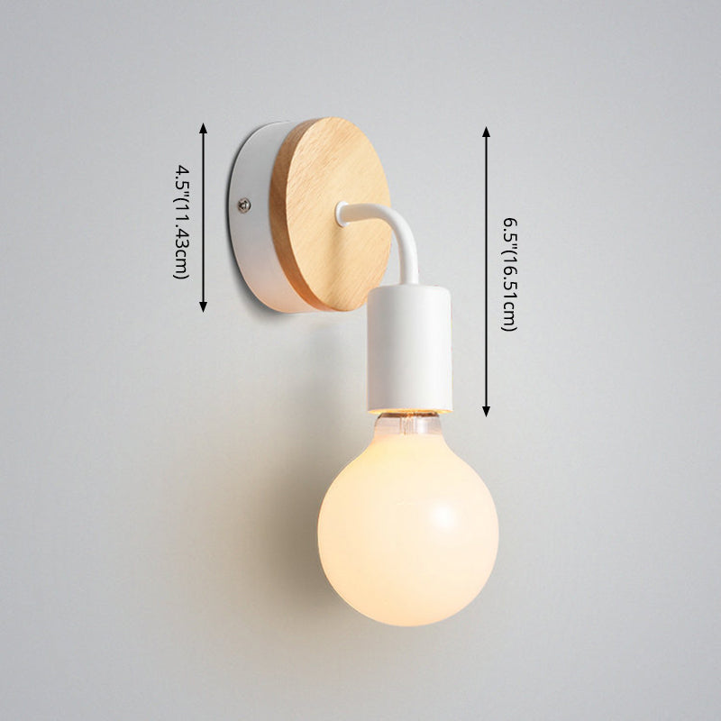 Lampade a parete per lampadina nuda Lampade a parete Ultra-Modern Wall Sconce Lighting per camera da letto