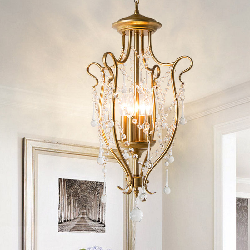 Couche de lustre en or