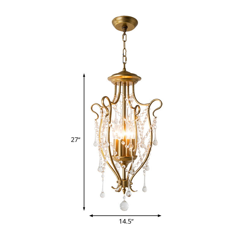 Couche de lustre en or