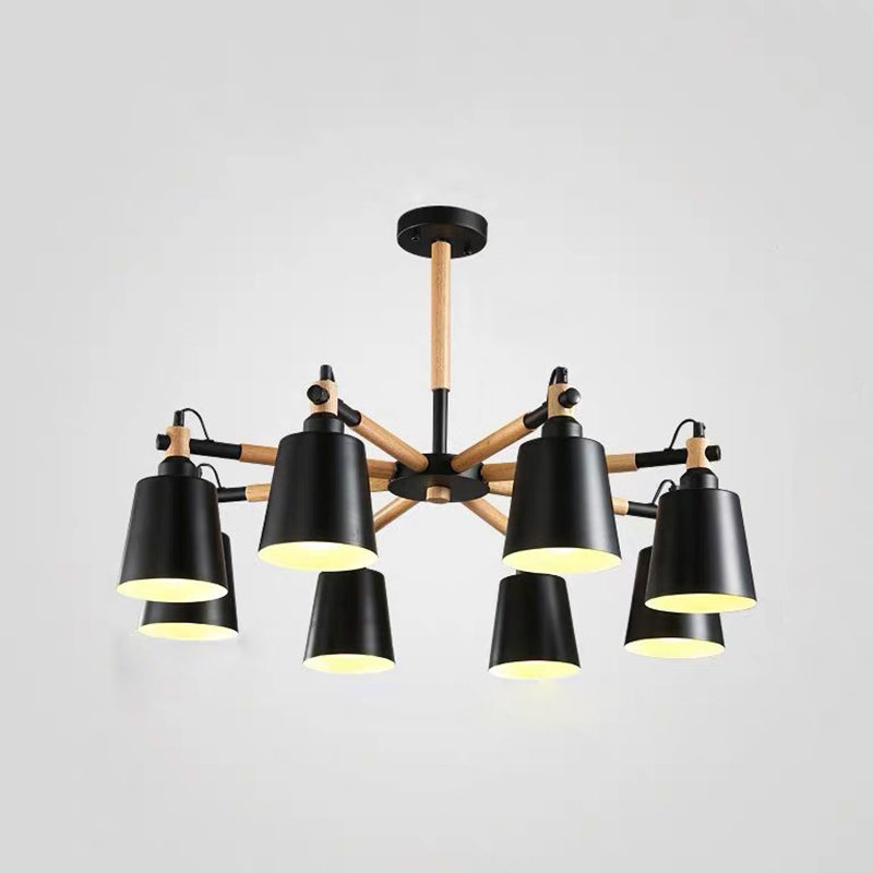 Lampada a forma di cono metallico a forma di lampadario a sospensione a led a LED LED LIDE