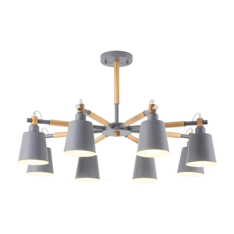 Lampada a forma di cono metallico a forma di lampadario a sospensione a led a LED LED LIDE
