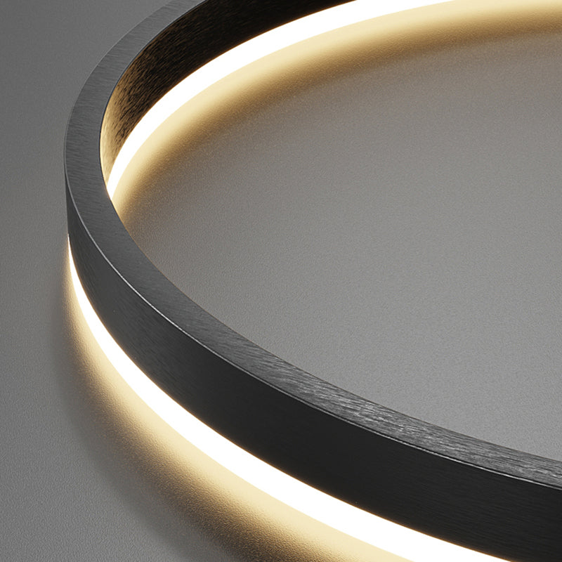 Apparecchi a soffitto in metallo nero Minimalismo Minimalismo LED ALIMENTI A TERIME