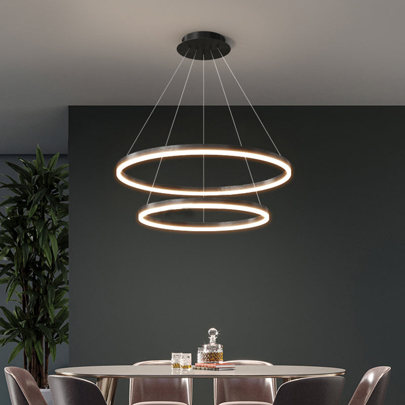 Apparecchi a soffitto in metallo nero Minimalismo Minimalismo LED ALIMENTI A TERIME