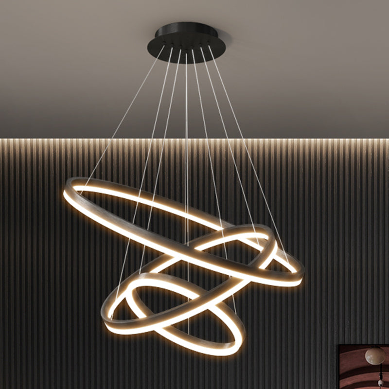 Apparecchi a soffitto in metallo nero Minimalismo Minimalismo LED ALIMENTI A TERIME