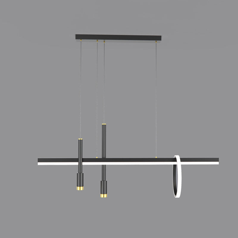 Lumo lampadario dell'isola ombreggiata Luce a LED SEMPLICITÀ LED BLACO APPLICO APPLICARE PER LA CUSCINA