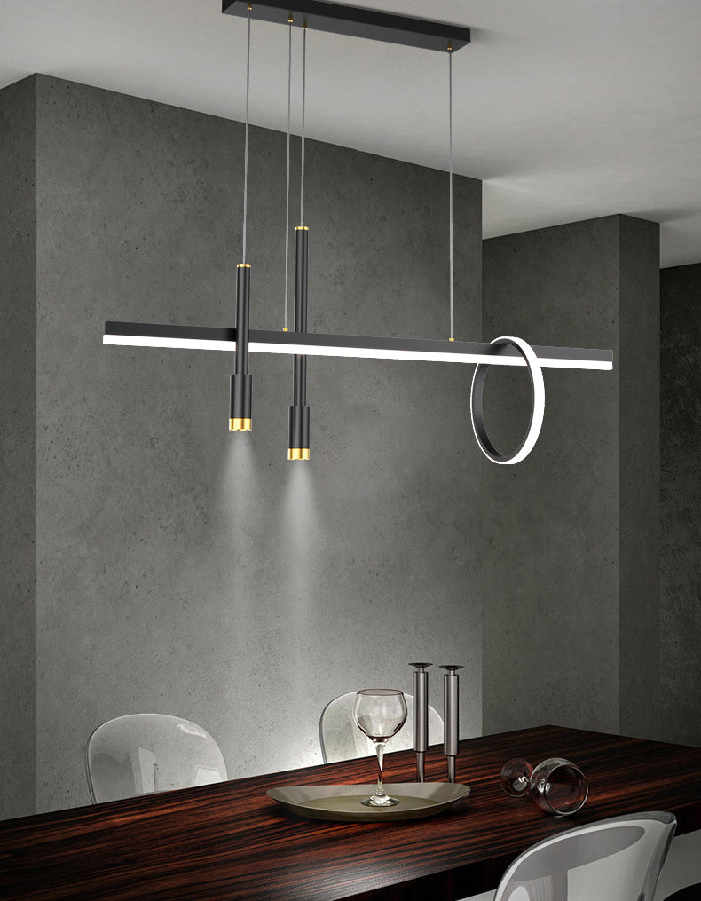 Lumo lampadario dell'isola ombreggiata Luce a LED SEMPLICITÀ LED BLACO APPLICO APPLICARE PER LA CUSCINA