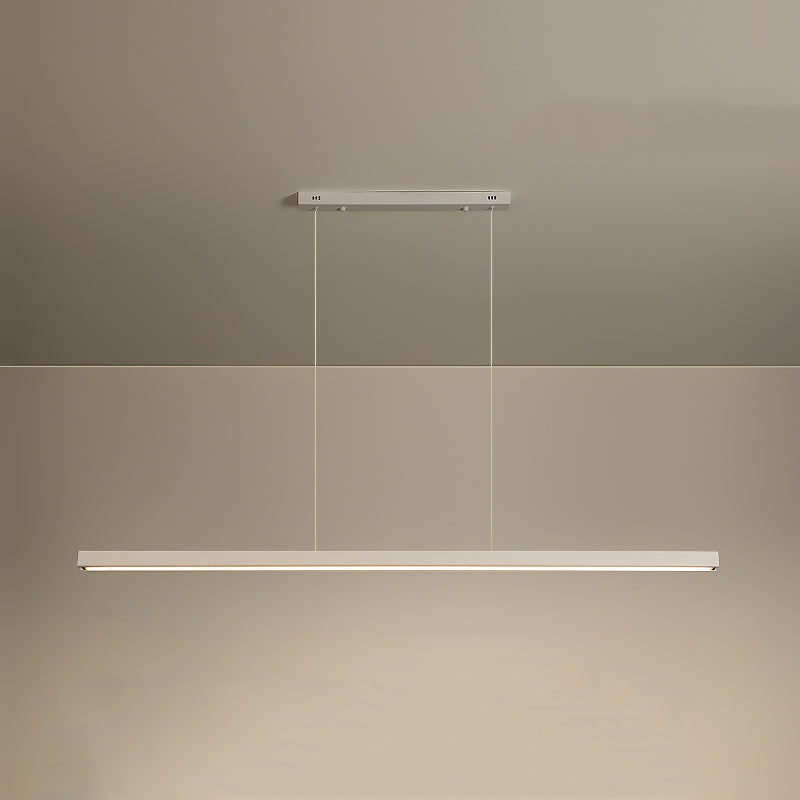 MEW Modern Isola Luci a ciondolo a LED lineare a 1 luce per sala da pranzo