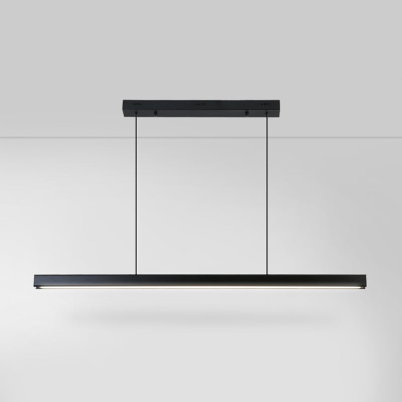 MEW Modern Isola Luci a ciondolo a LED lineare a 1 luce per sala da pranzo