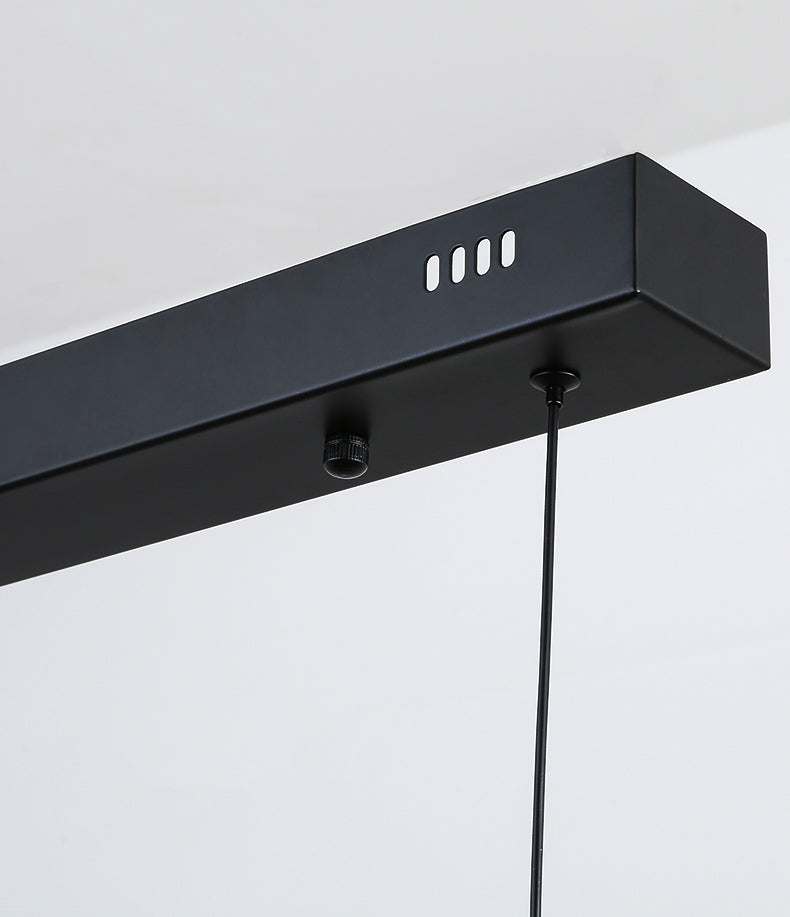 MEW Modern Isola Luci a ciondolo a LED lineare a 1 luce per sala da pranzo