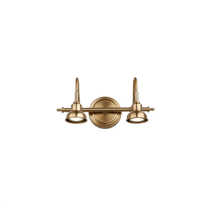 Postmodern Simplicity Bell Vanity Sconce Lights Metallic Wall Mount Light Fixture for Bathroom