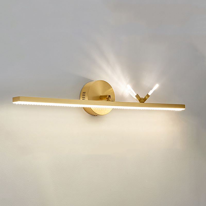Contemporary Simplicity Linear Vanity Light Fixture Acrylic Wall Lighting Fixtures for Bathroom
