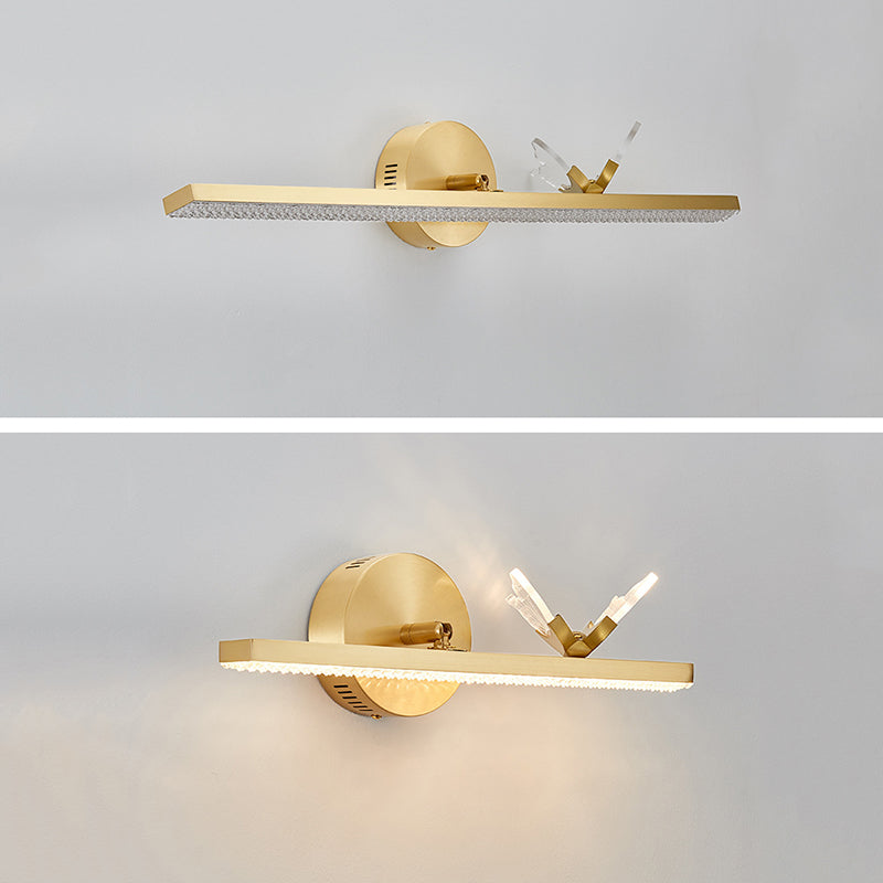 Contemporary Simplicity Linear Vanity Light Fixture Acrylic Wall Lighting Fixtures for Bathroom