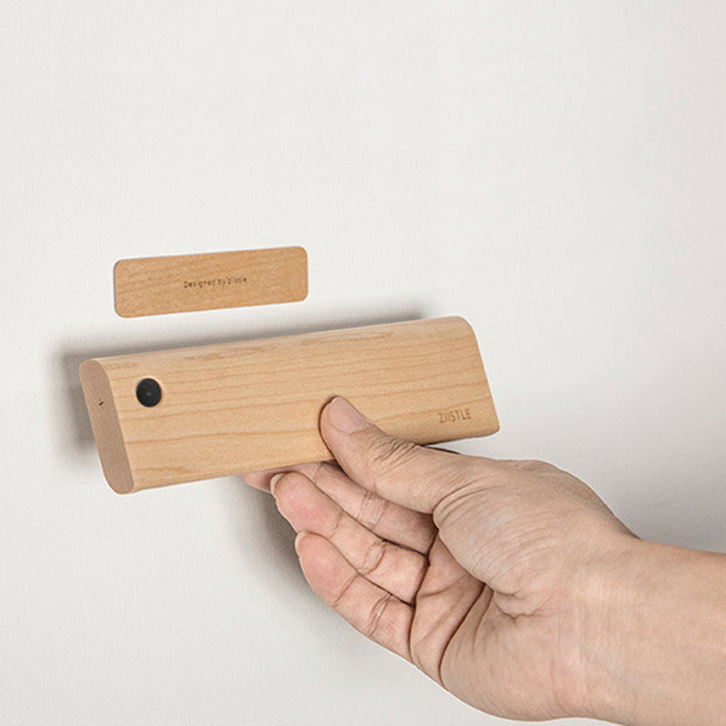 Rectangle Wall Mounted Lamp Modern Simplicity Wood Wall Mount Lamp for Living Room