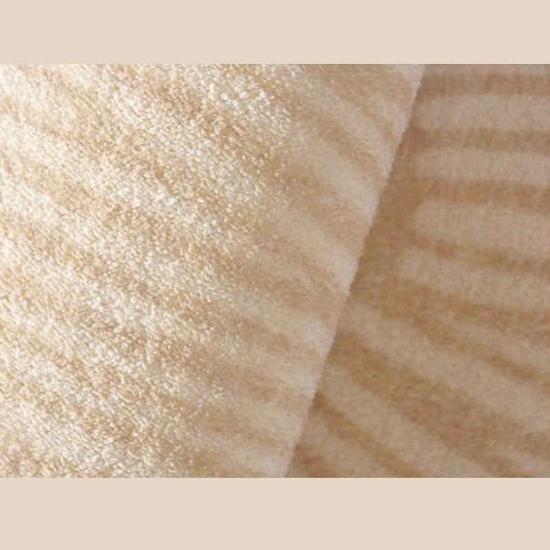Contemporary Indoor Rug Modern Apricot Rug Polyster Washable Thickened Area Rug for Living Room
