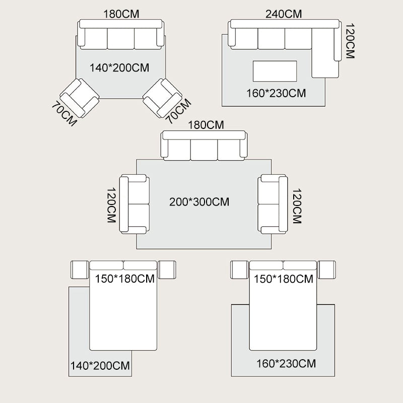 Yellow Abstract Indoor Rug Polyester Casual Area Rug Washable Carpet for Home Decor