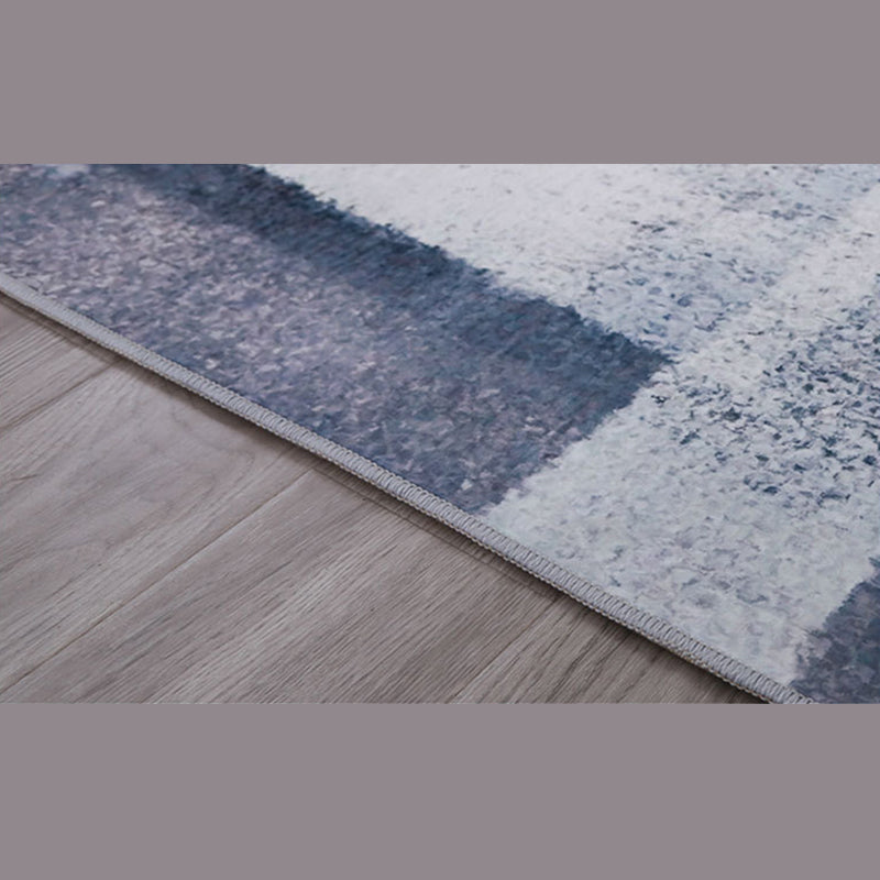 Luxury Gray Abstract Rug Polyester Modern Carpet Anti-Split Backing Indoor Rug for Indoor Room