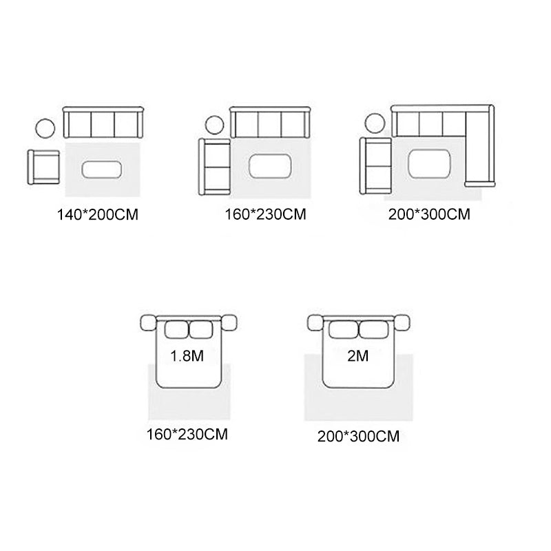 Luxury Gray Abstract Rug Polyester Modern Carpet Anti-Split Backing Indoor Rug for Indoor Room