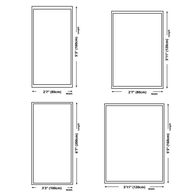 Grey Color Block Indoor Rug Polyester Modern Carpet Anti-Slip Area Rug for Living Room