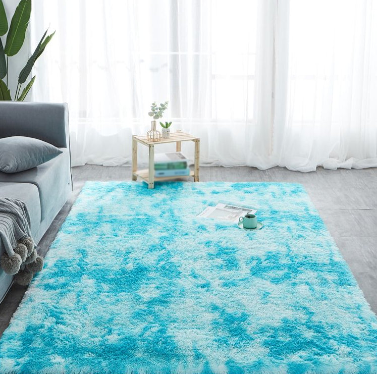 Grijs Tie Dye Area Rug Polyester Casual Trug Shad binnen Tapijt voor woningdecoratie