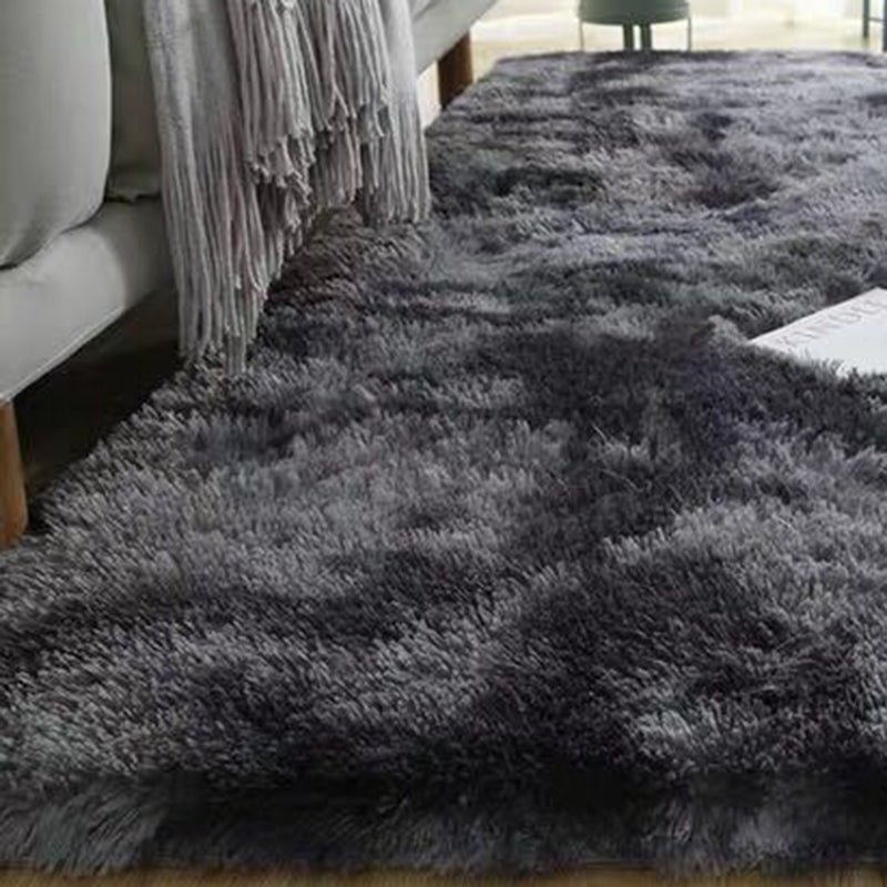 Simplicity Tie dye Shag Carpet Polyester Indoor Rug Non-Slip Backing Area Carpet for Home Decoration