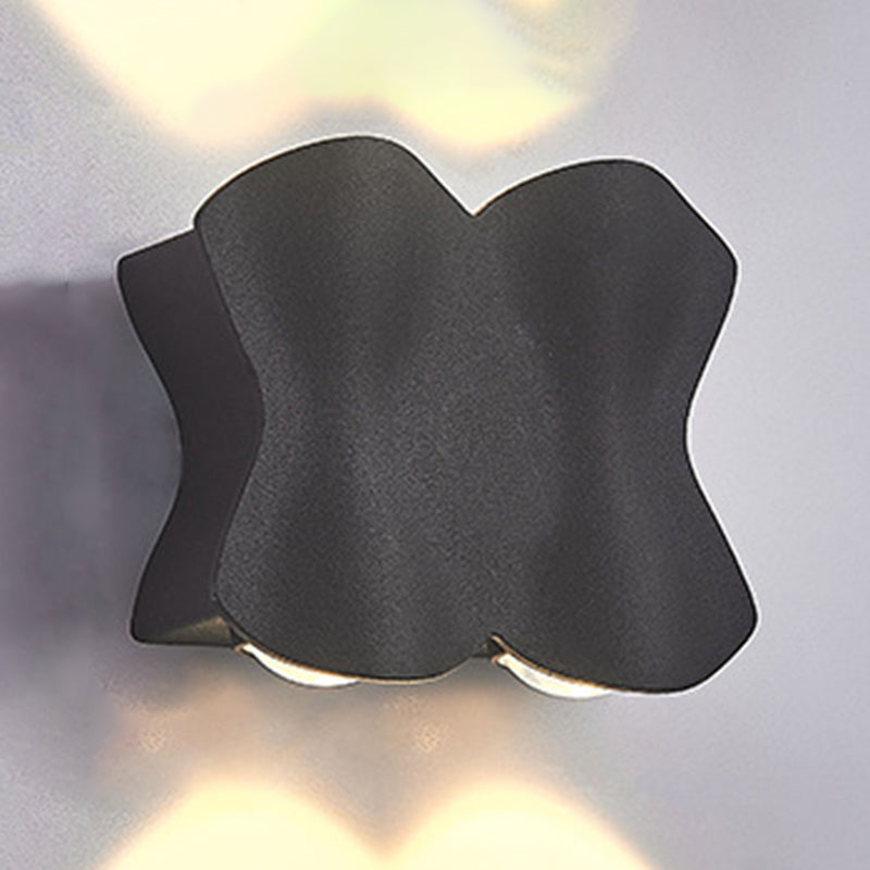 Moderno conciso conciso a muro a led da parete in alluminio geometrico impermeabile a parete.