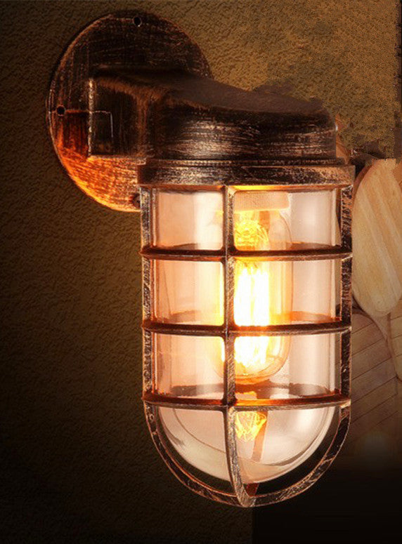 Schmiedeeisenwandlampe Lampenleuchte industrielle Outdoor -Zylinderleuchte Leuchte