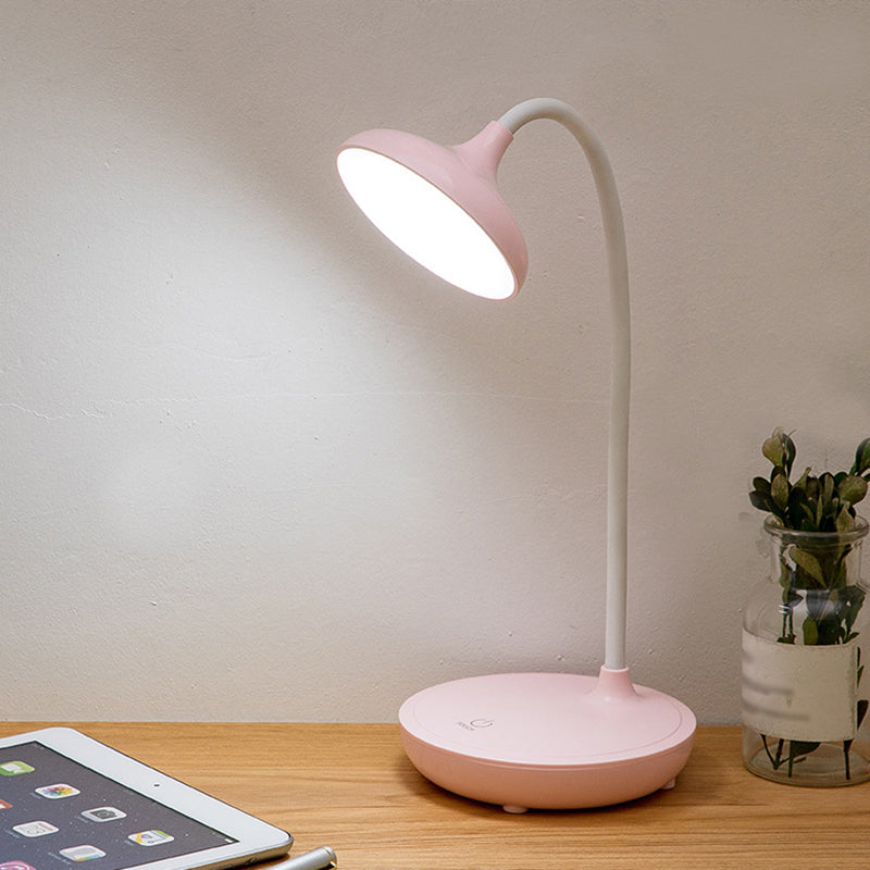 Contrôle tactile Lampe à étude de l'oignon macaron dortoir en plastique