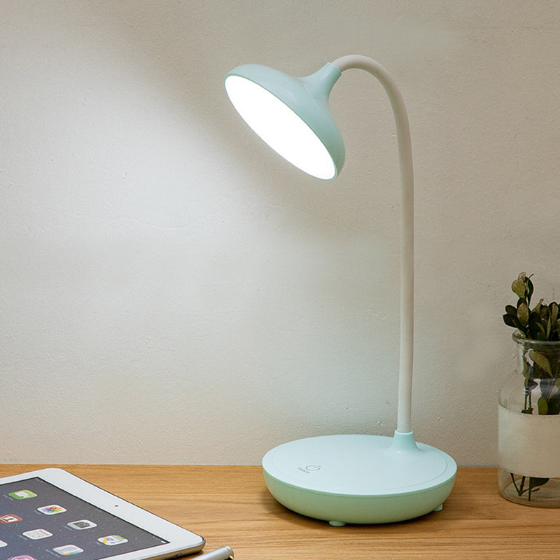 Contrôle tactile Lampe à étude de l'oignon macaron dortoir en plastique
