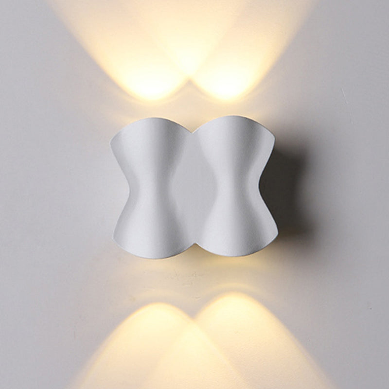 Lampe murale en origami simplicité moderne simplicité lampe à support mural en aluminium pour le salon