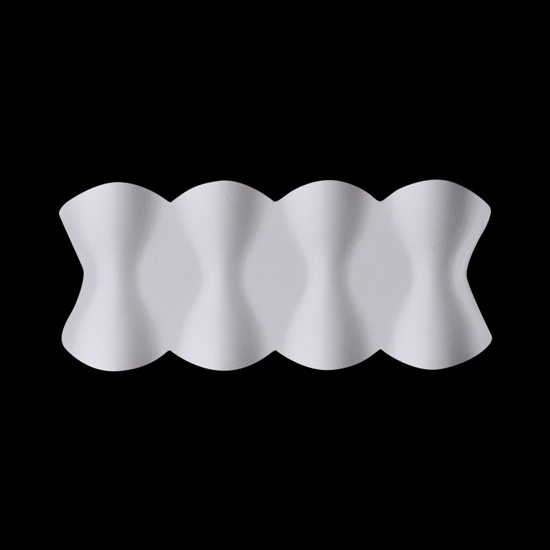 Lampe murale en origami simplicité moderne simplicité lampe à support mural en aluminium pour le salon