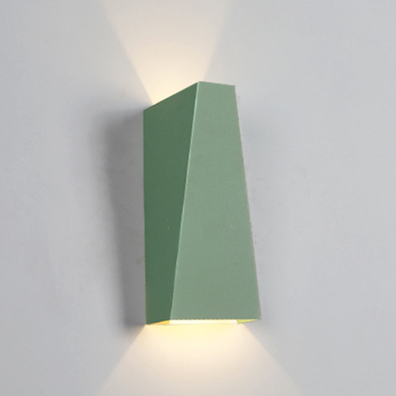 Geometric Wall Mounted Lamp Modern Simplicity Aluminum Wall Mount Lamp for Living Room