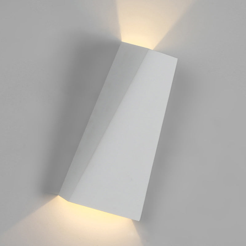 Geometric Wall Mounted Lamp Modern Simplicity Aluminum Wall Mount Lamp for Living Room