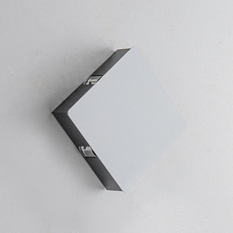 White 4-Light LED Wall Light in Modern Simplicity Aluminium Waterproof Wall Lamp for Exterior Spaces