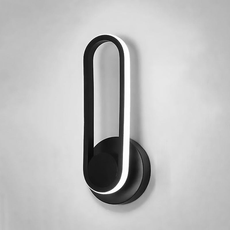 Oblong LED Rotatable Wall Lamp in Modern Concise Style Aluminium Wall Light with Acrylic Shade