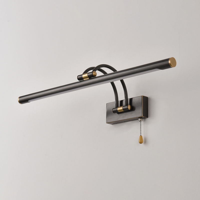 Linear Metal Vanity Wall Light Postmodern 1-Light Wall Sconce for Bathroom