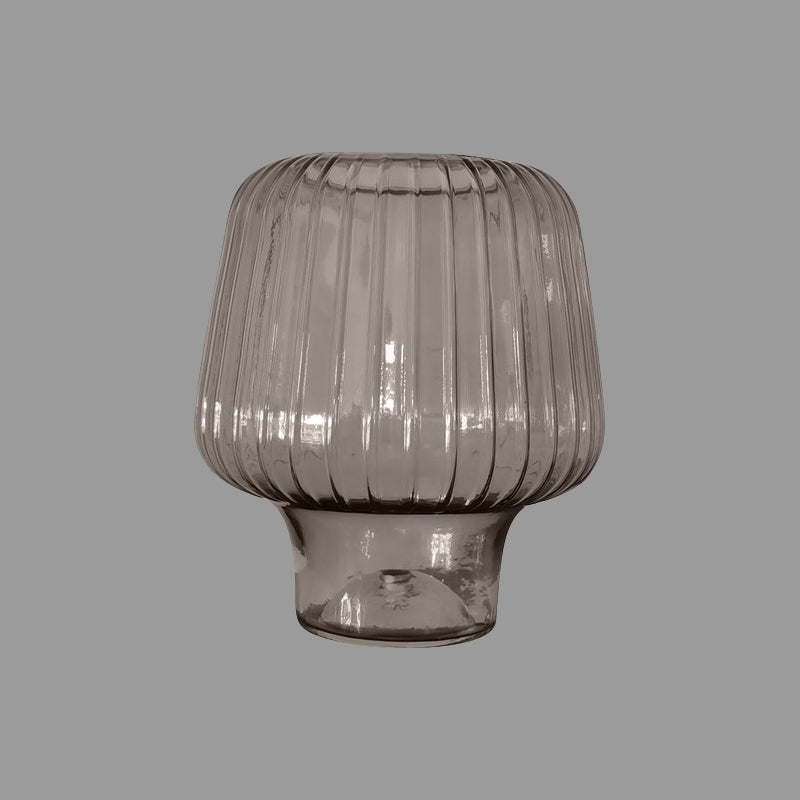 Table à champignon en verre lampe nordique 1-Light Light Light avec dessus ouvert pour la chambre
