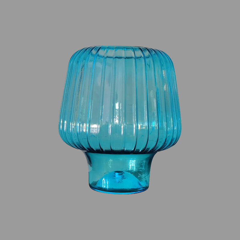 Table à champignon en verre lampe nordique 1-Light Light Light avec dessus ouvert pour la chambre